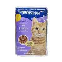 پوچ گربه وینستون با طعم مرغ Winston Chicken