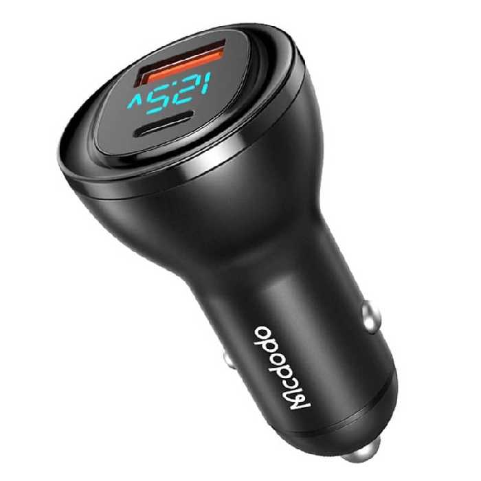 شارژر فندکی 95 وات مک دودو فست شارژ مدل Mcdodo CC-5670 5A QC3.0 PD 95W Car Charger