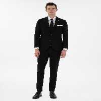 کت و شلوار مردانه مشکی پیرکاردین - فروشگاه لباس شهرمون