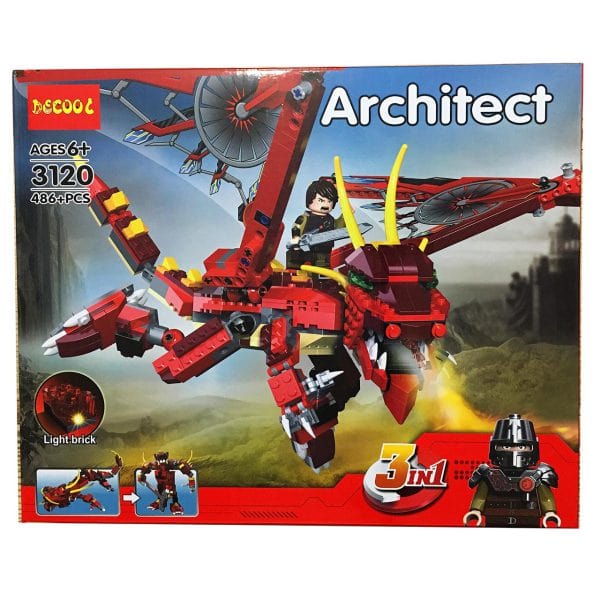 ساختنی لگو اژدها دکول مدل 3120