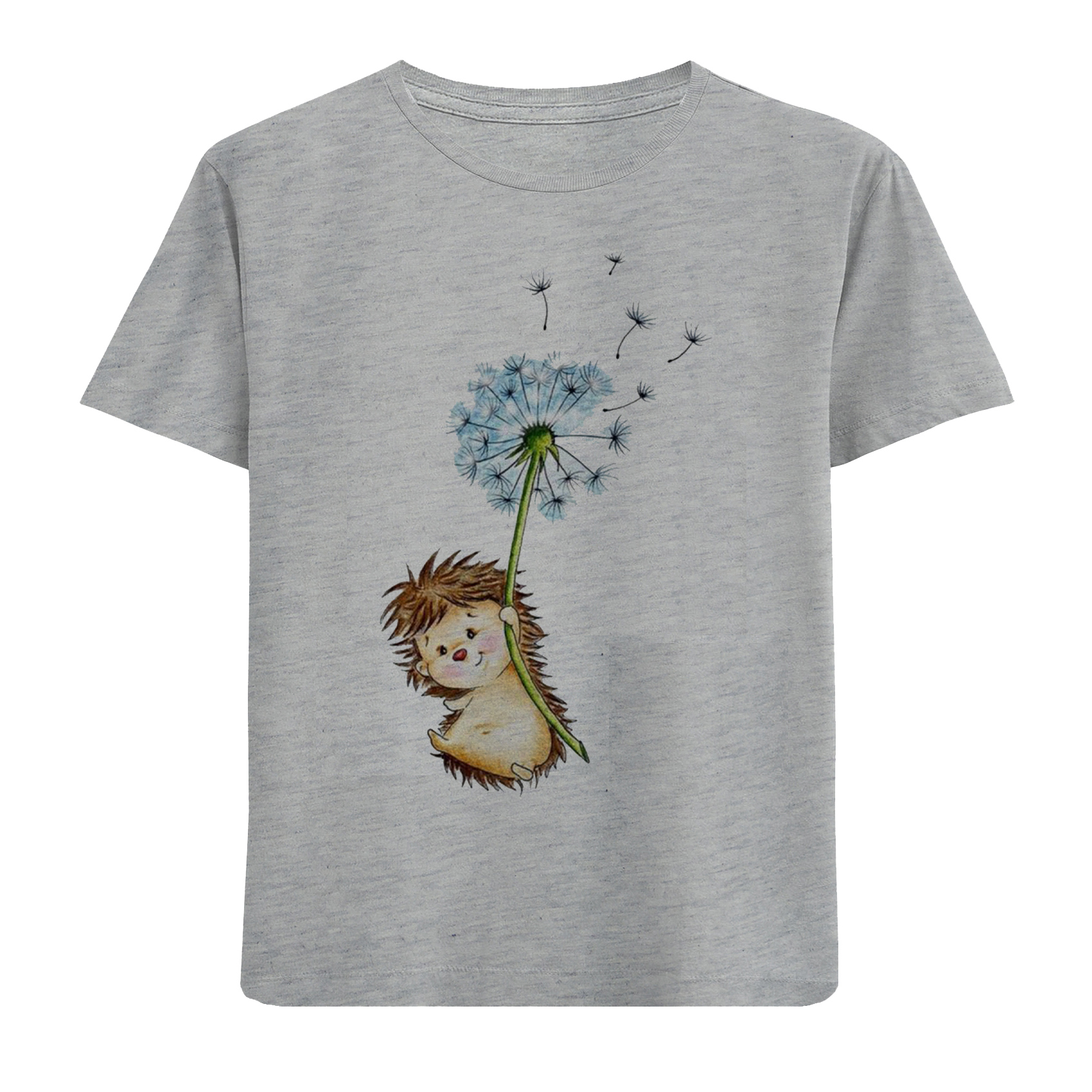 تی شرت آستین کوتاه بچگانه مدل شاپرک وجوجه تیغی D164