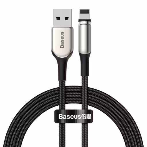 کابل مگنتی لایتنینگ بیسوس Baseus Zinc Magnetic CALXC-H01 طول 1 متر توان 2 آمپر