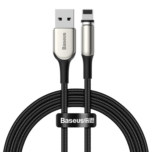 کابل مگنتی لایتنینگ بیسوس Baseus Zinc Magnetic CALXC-H01 طول 1 متر توان 2 آمپر
