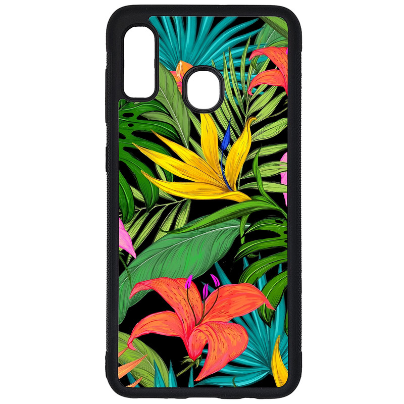 کاور طرح گل کد G-056 مناسب برای گوشی موبایل سامسونگ Galaxy A20 / A30 | دیجی قاب دونی