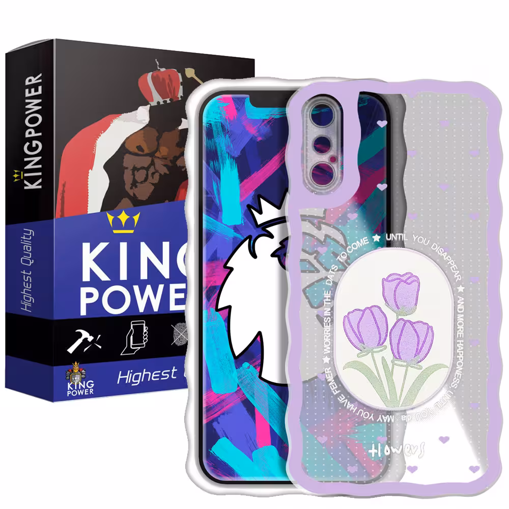 کاور کینگ پاور مدل لاله مناسب برای گوشی موبایل اپل iPhone X/Xs