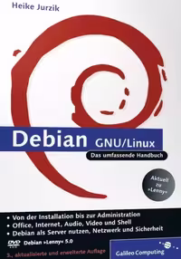 خرید و دانلود نسخه کامل کتاب Debian GNU Linux: Das umfassende Handbuch, 3. Auflage