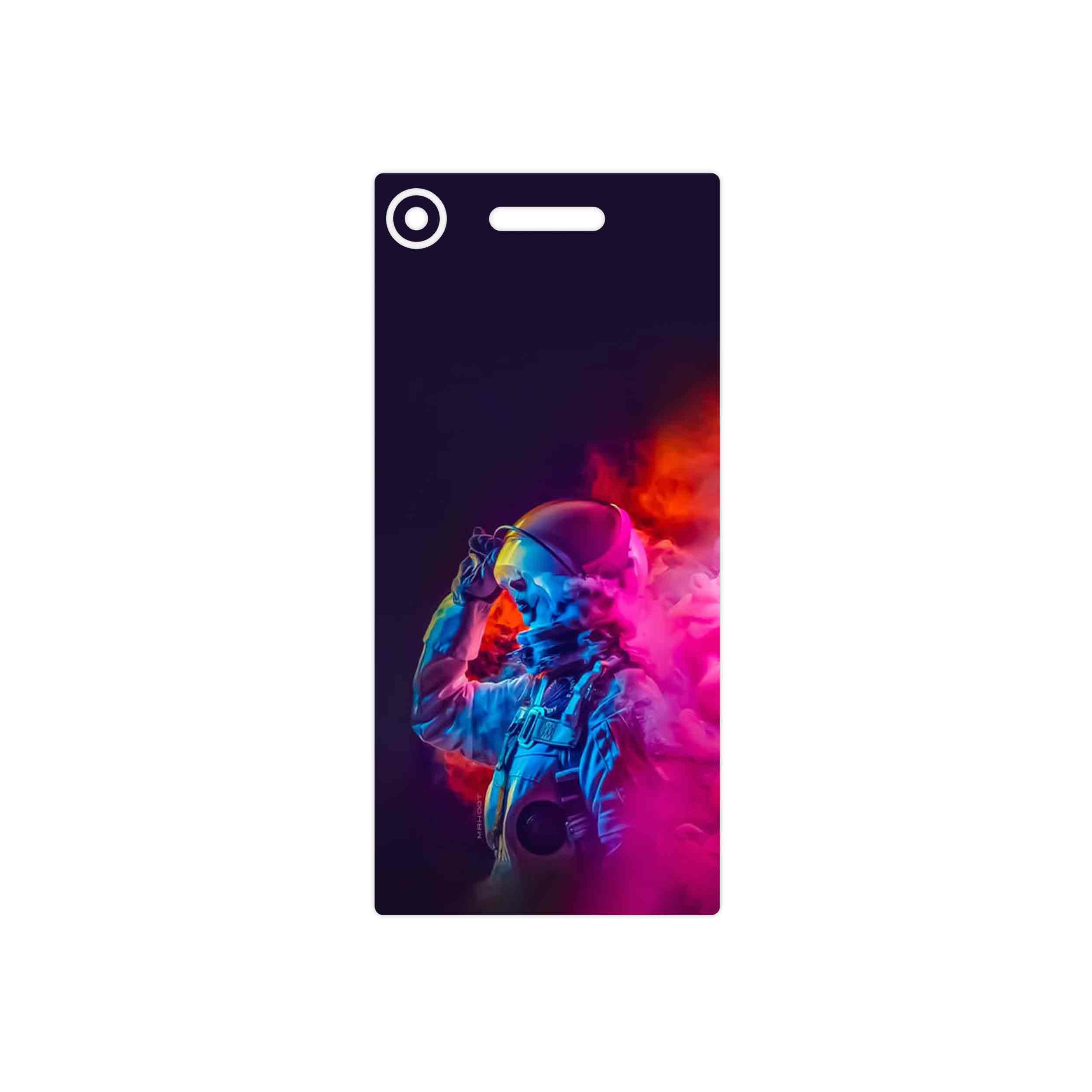 برچسب پوششی ماهوت مدل Smoke Rainbow Digital Art 1 مناسب برای گوشی موبایل سونی Xperia XZ1
