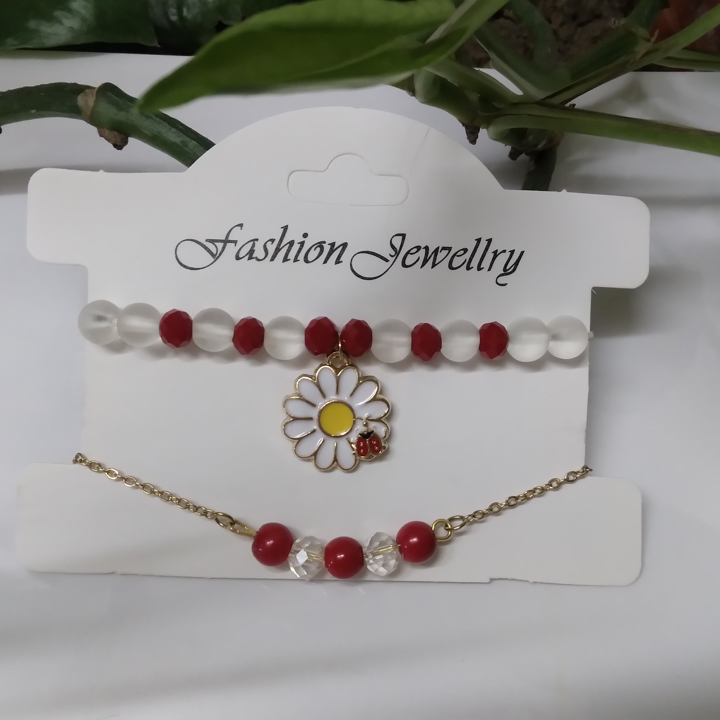 دستبند دو لاین  بابونه 