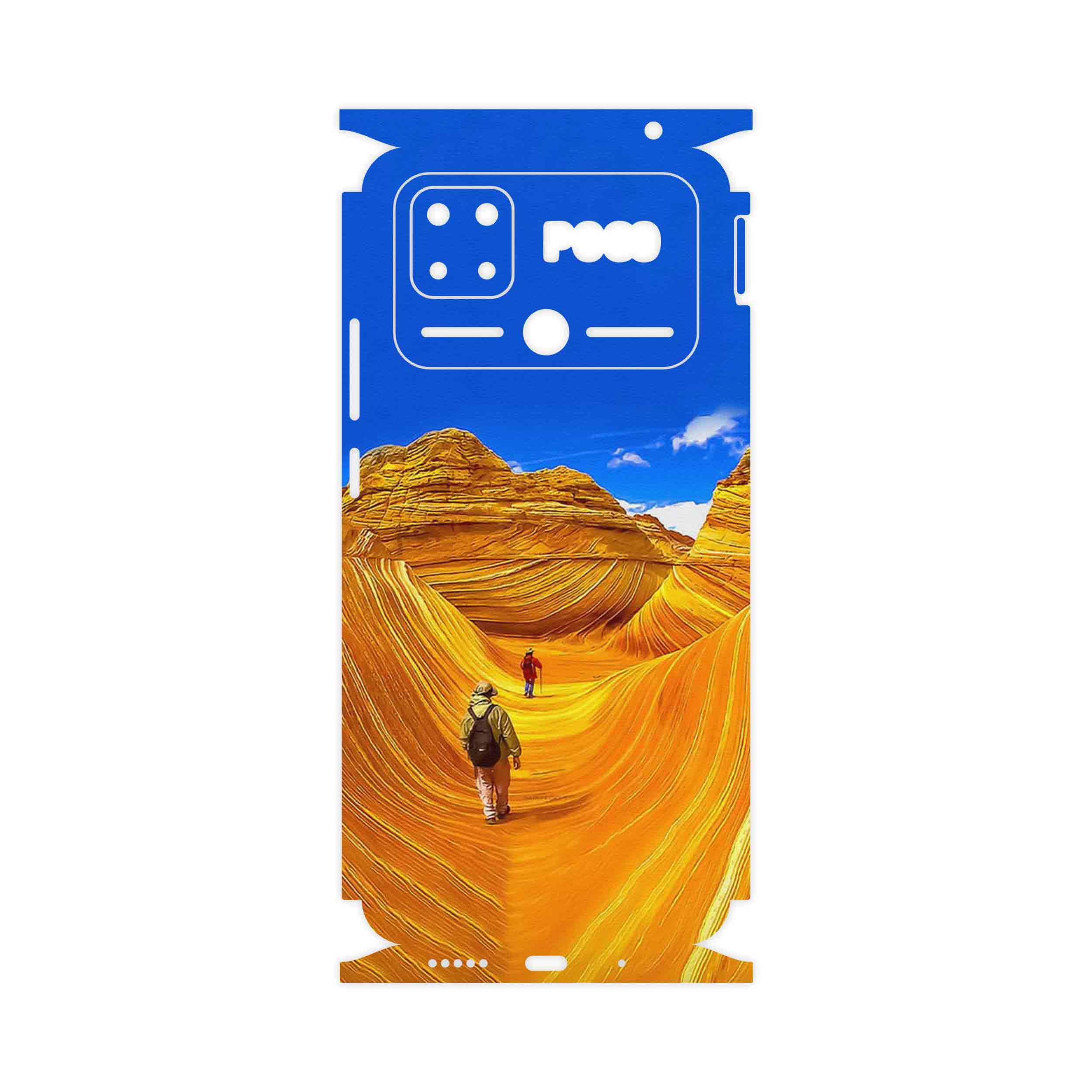 برچسب پوششی ماهوت مدل Amazing Rocks-FullSkin مناسب برای گوشی موبایل شیائومی Poco C40