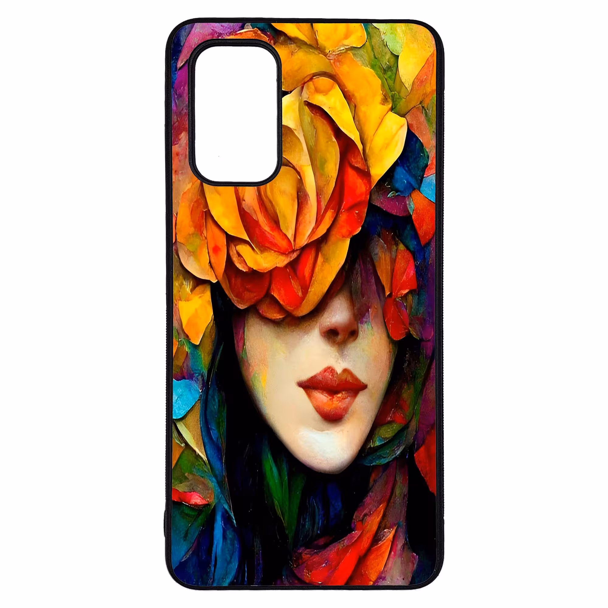 کاور طرح نقاشی چهره کد G-043 مناسب برای گوشی موبایل سامسونگ Galaxy A32 4G | دیجی قاب دونی