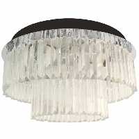 لوستر سقفی دایره کریستال سفید کد 04