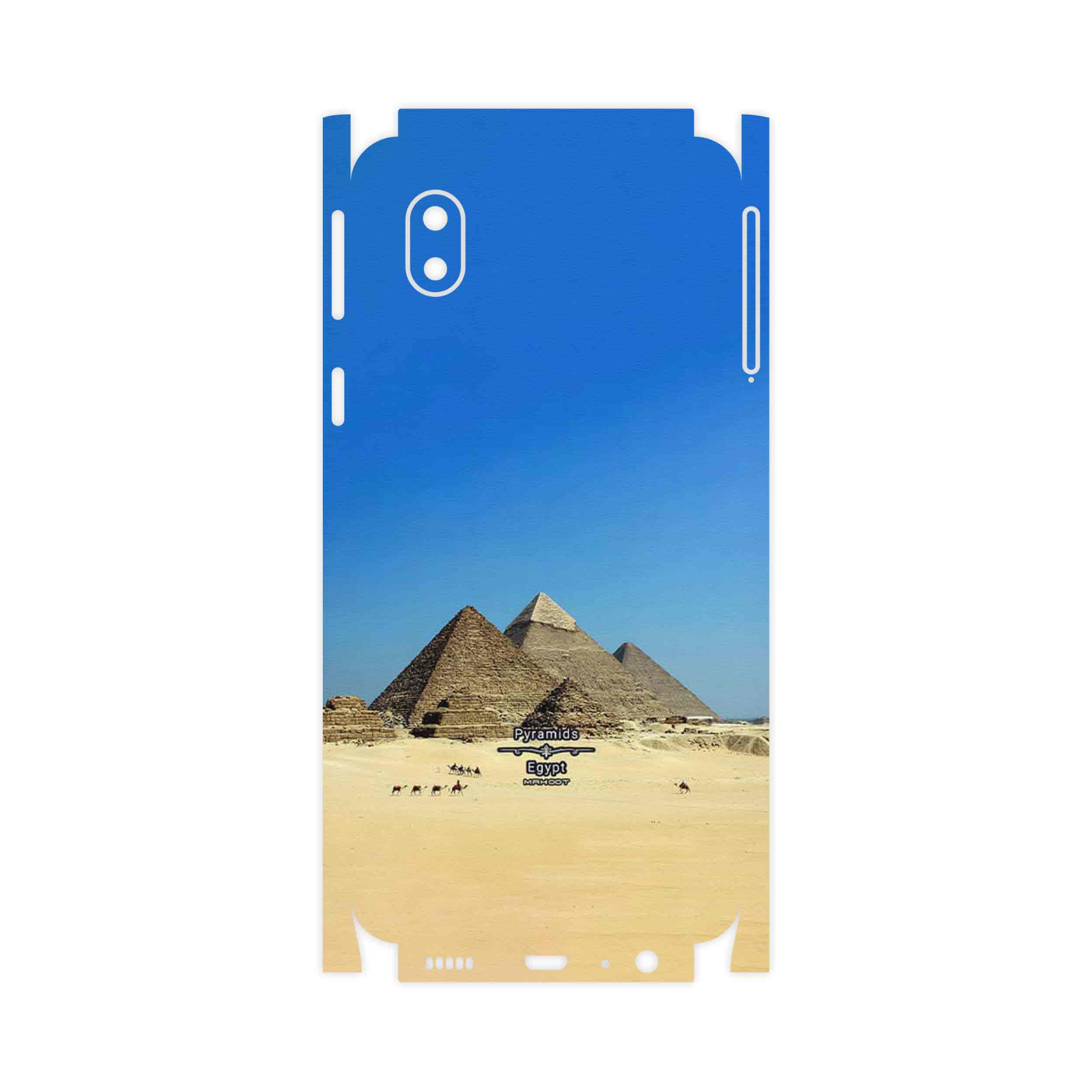 برچسب پوششی ماهوت مدل Pyramids of Egypt-FullSkin مناسب برای گوشی موبایل سامسونگ Galaxy A01 Core