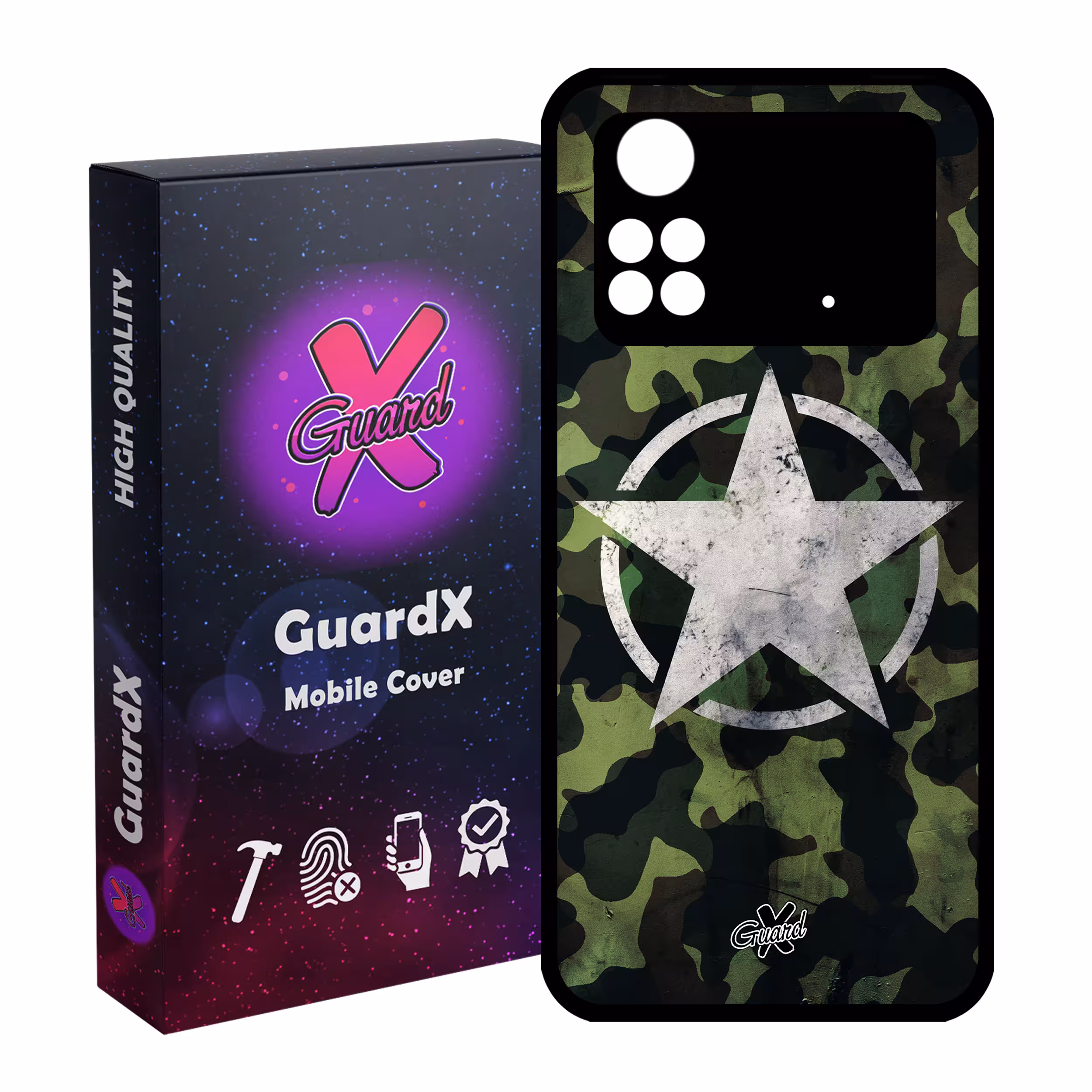 کاور گارد ایکس طرح Star مدل Glass10194 مناسب برای گوشی موبایل شیائومی Poco M4 Pro 4G