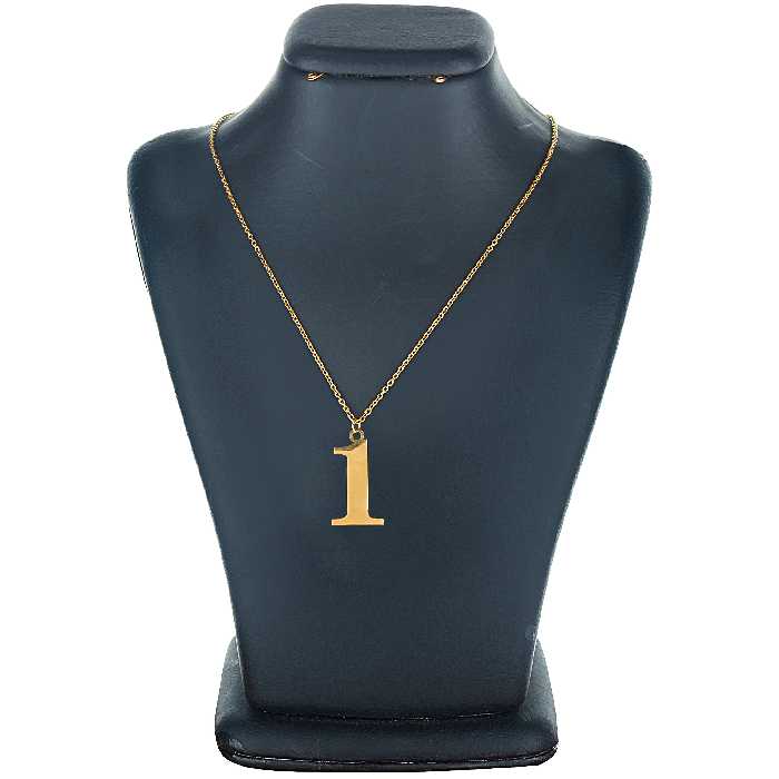 گردنبند گالری عزیزی طرح 1 مدل GZ14439