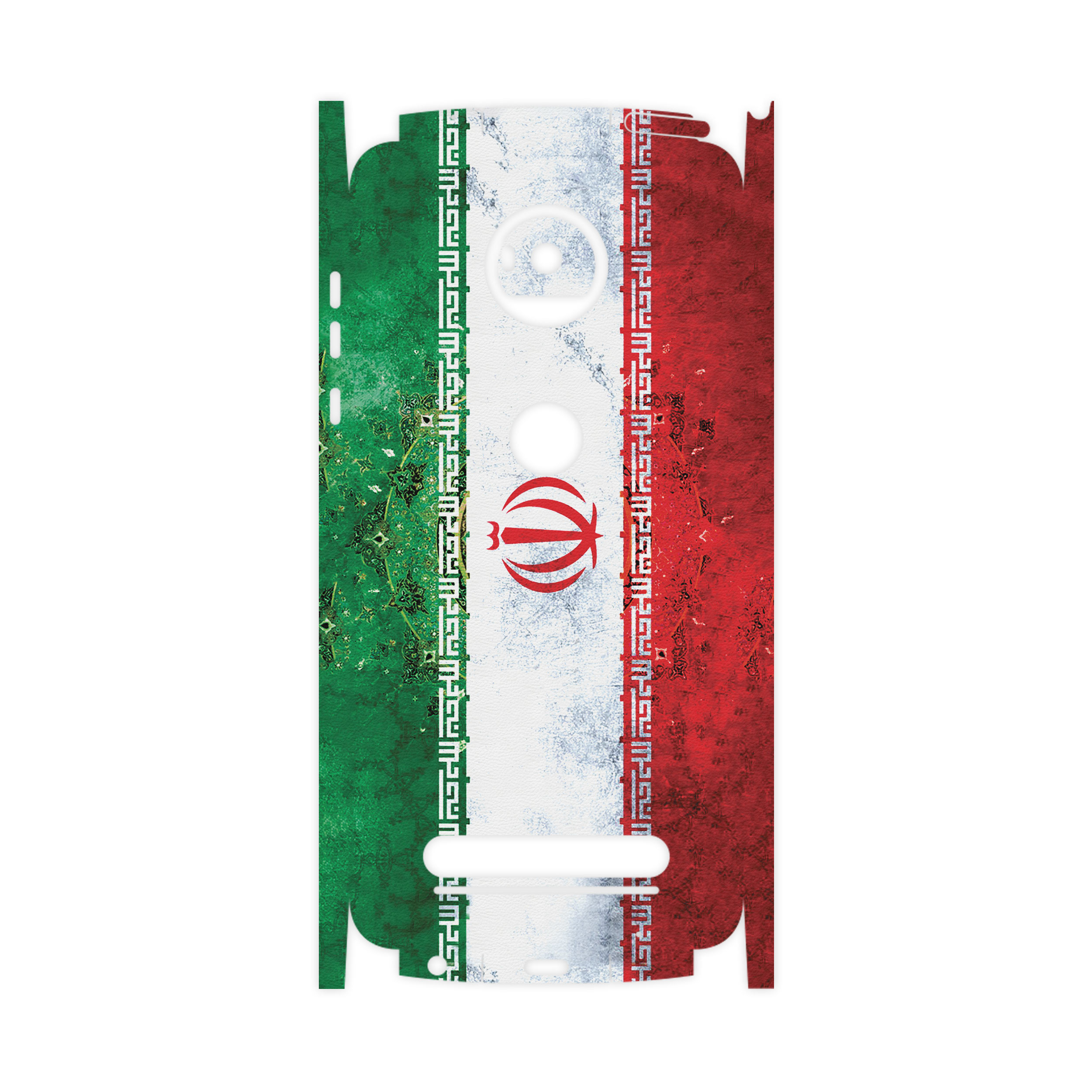 برچسب پوششی ماهوت مدل IRAN-Flag-FullSkin مناسب برای گوشی موبایل موتورولا Moto Z2 Play