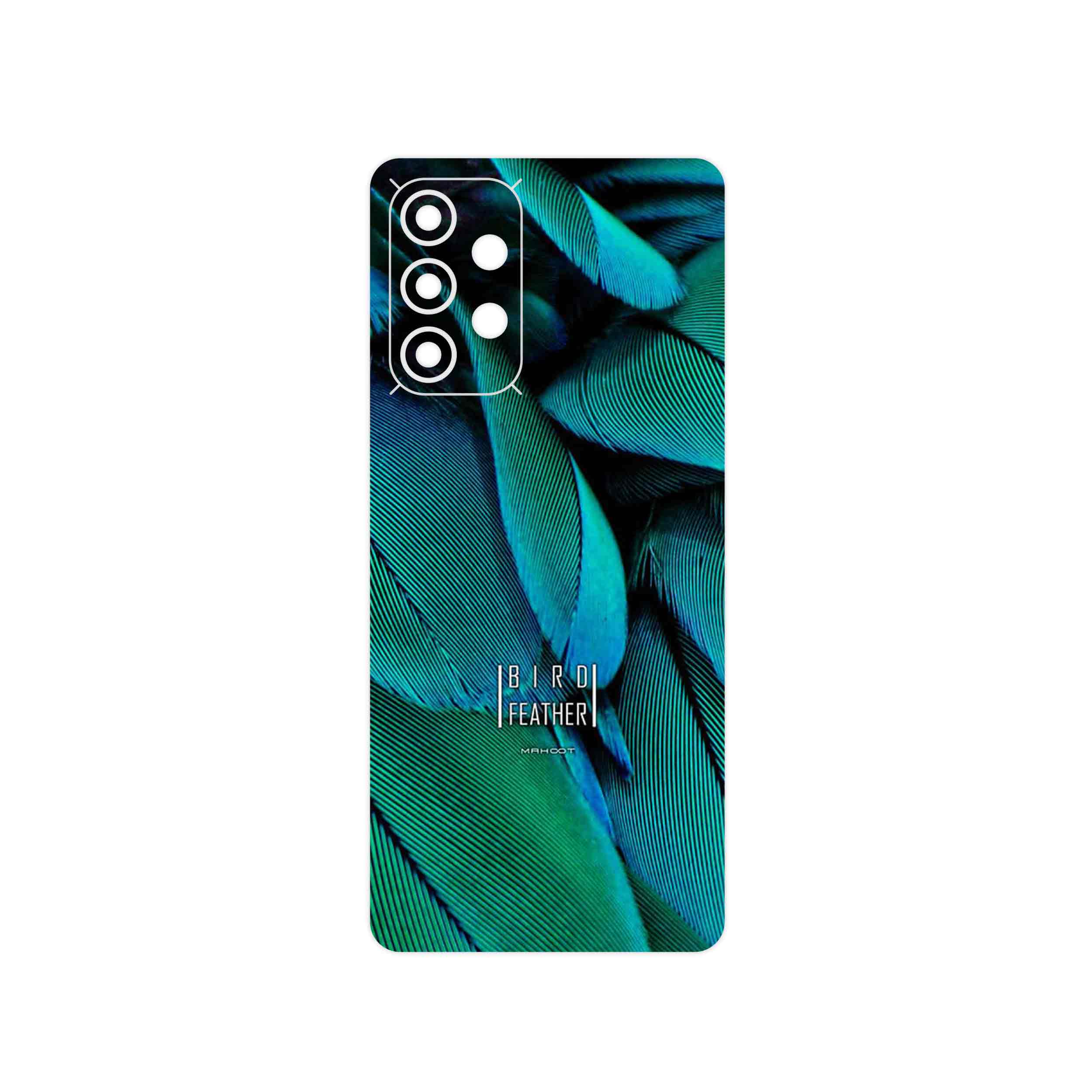 برچسب پوششی ماهوت مدل Green Feather مناسب برای گوشی موبایل سامسونگ Galaxy A33 5G