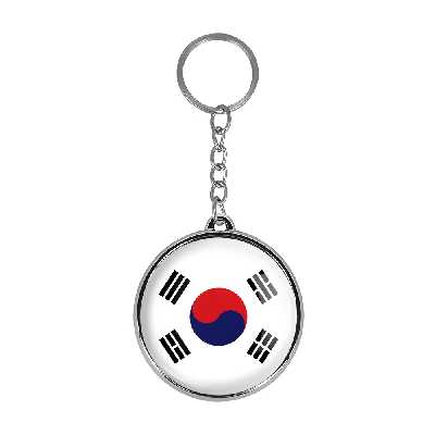 جاکلیدی خندالو طرح پرچم کره جنوبی مدل دوطرفه کد 2055320558