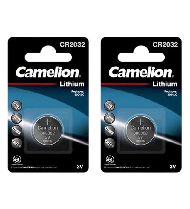 باتری سکه ای کملیون مدل 2032 بسته 2 عددی