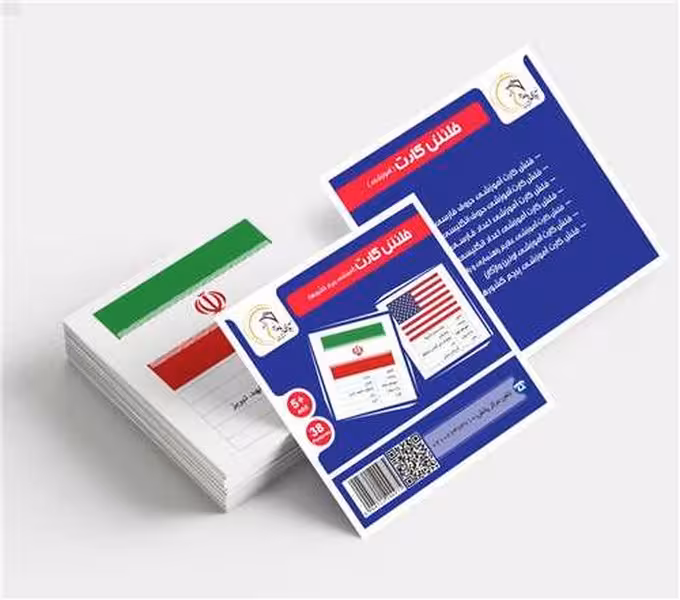 فلش کارت (آموزش پرچم کشورها) - کتاب‌فروشی کوچه کتاب