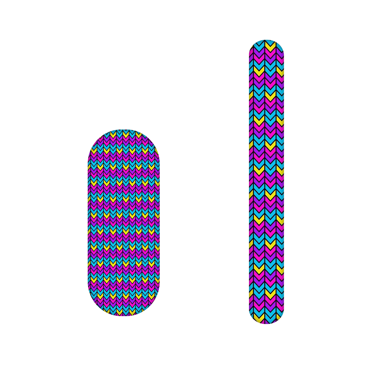 سوهان ناخن مدل رنگی کد 791 بسته 2 عددی