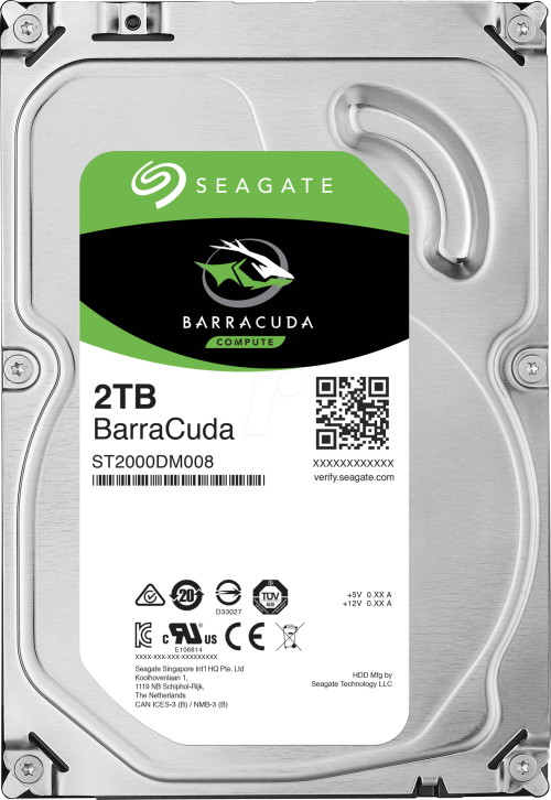 هارد 2 ترابایت SEAGATE BARRACUDA 2TB (اپن باکس)