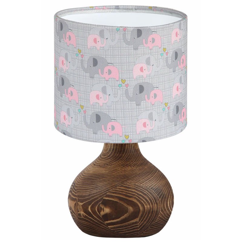 آباژور پایه چوبی Family love girl رزبرن Roseborn