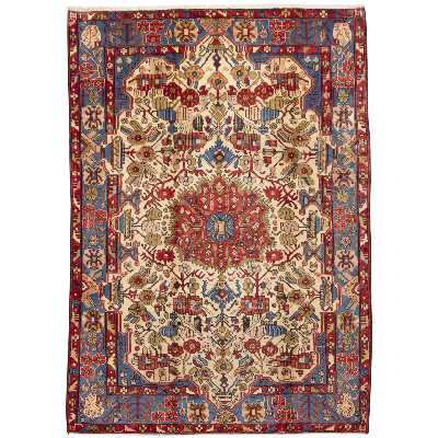 فرش قدیمی دستباف پنج و نیم متری سی پرشیا کد 187280