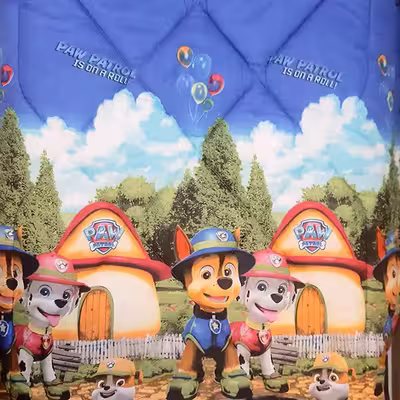 سرویس روتختی مدل PAW Patrol یک نفره 4 تکه