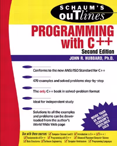 خرید و دانلود نسخه کامل کتاب Schaum's Outline of Programming With C