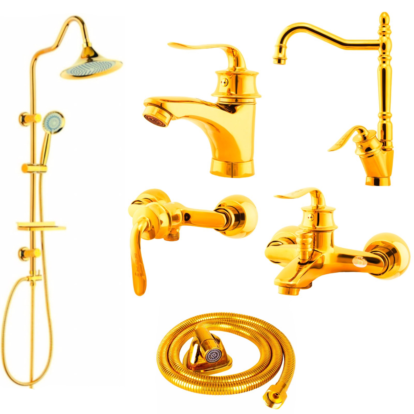 ست شیرآلات شیرالات رز مدل هلن مکس مجموعه 6 عددی