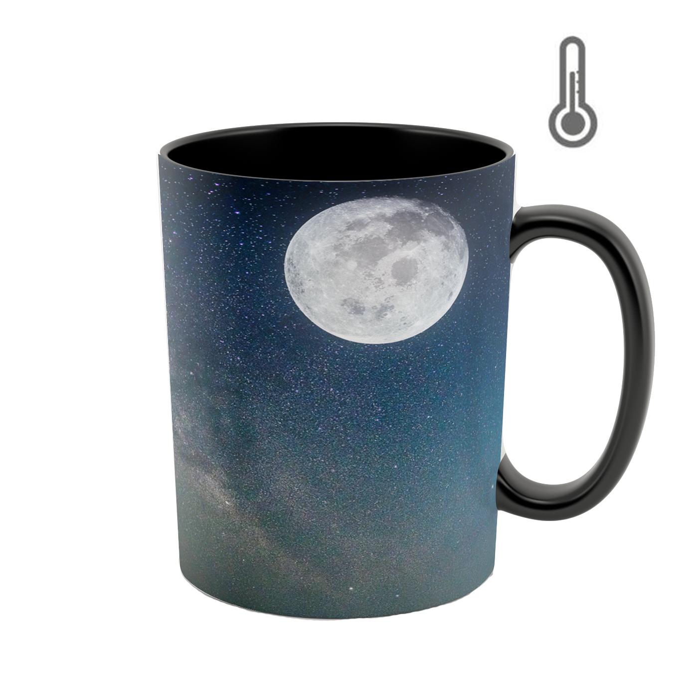 ماگ حرارتی طرح ماه مدل آسمان