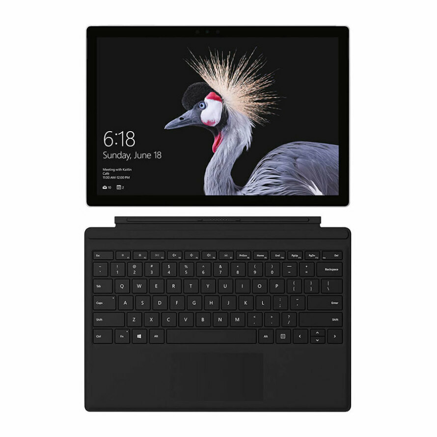 تبلت مایکروسافت سرفیس پرو 2017 به همراه تایپ کاور و قلم - i5(G7)/8GB/128GB/INTEL