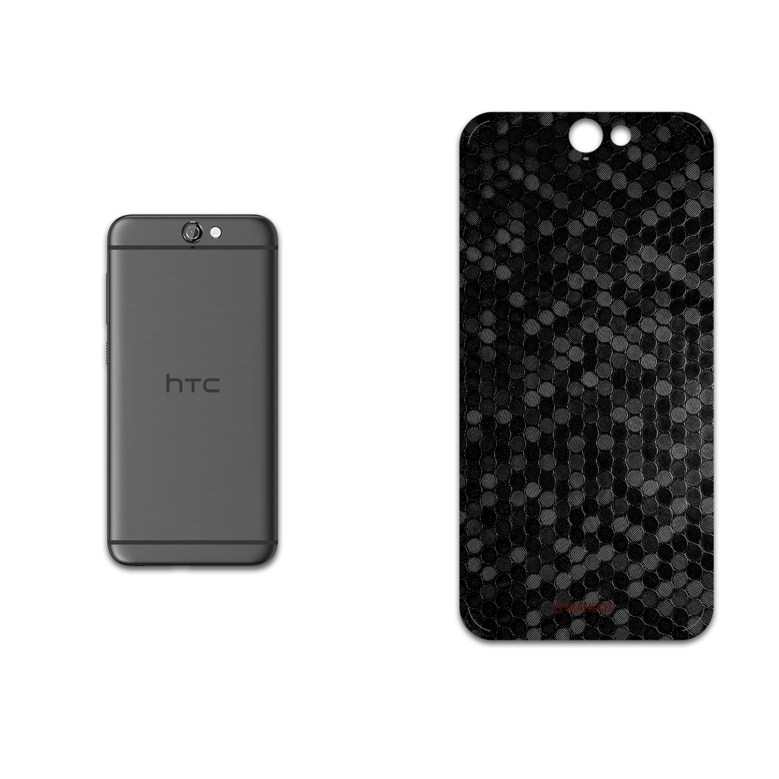 برچسب پوششی ماهوت مدل Honey-Comb-Circle مناسب برای گوشی موبایل اچ تی سی One A9