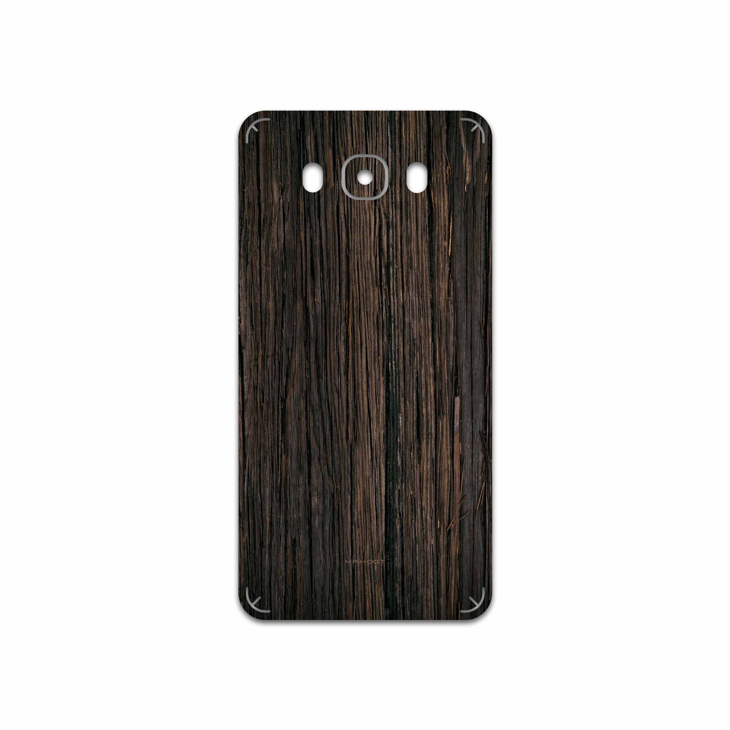 برچسب پوششی ماهوت مدل Burned Wood مناسب برای گوشی موبایل سامسونگ Galaxy J7 2016