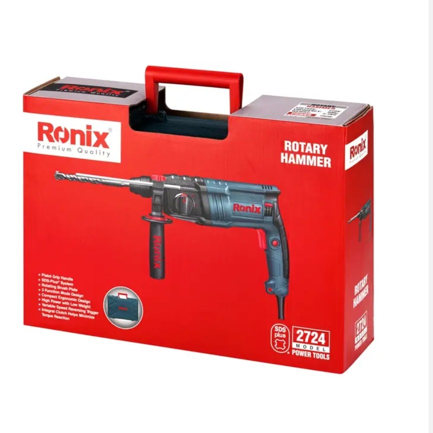 دریل بتن کن 3 کاره 3 کیلویی رونیکس مدل 2724