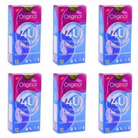 کاندوم فور یو مدل Original مجموعه 6 عددی