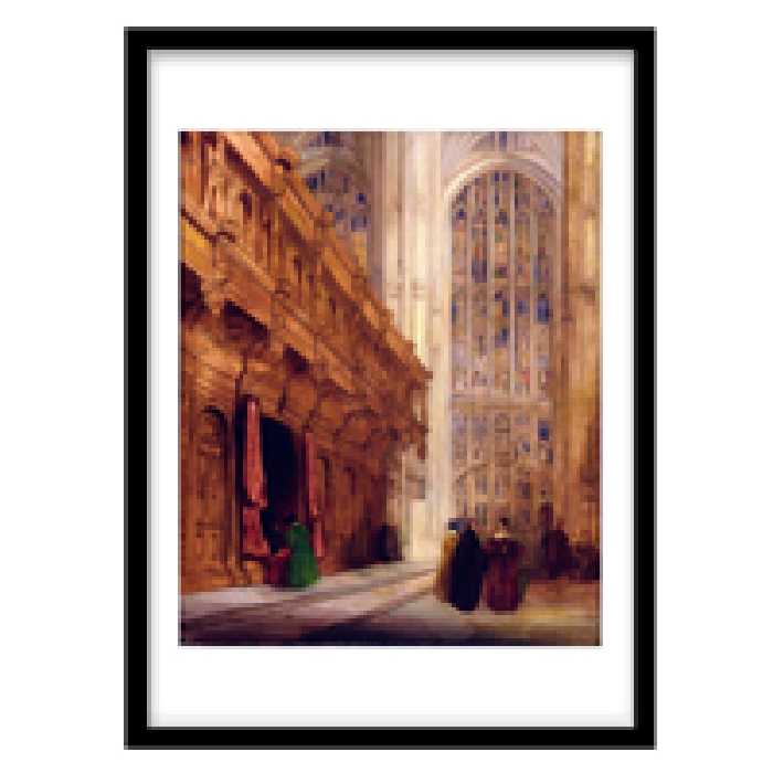 قیمت و خرید تابلو دکوراتیو مدل نقاشی کلاسیک کلیسا کد 1099