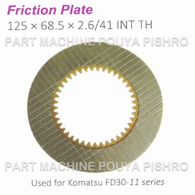 صفحه گرافیتی لیفتراک کوماتسو مدل Komatsu FD30-11 series