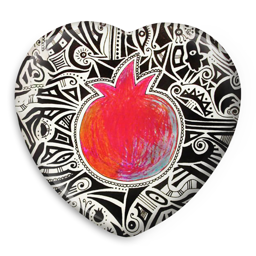 پیکسل خندالو طرح شب یلدا مدل قلبی کد 3174