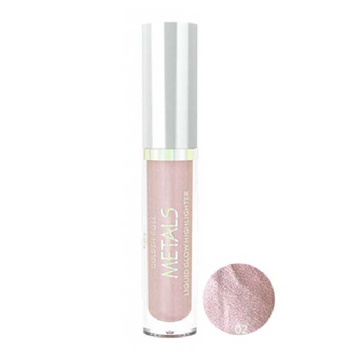 هایلایتر گلدن رز مدل Liquid Glow شماره 02 | فروشگاه اینترنتی تاتا کالا