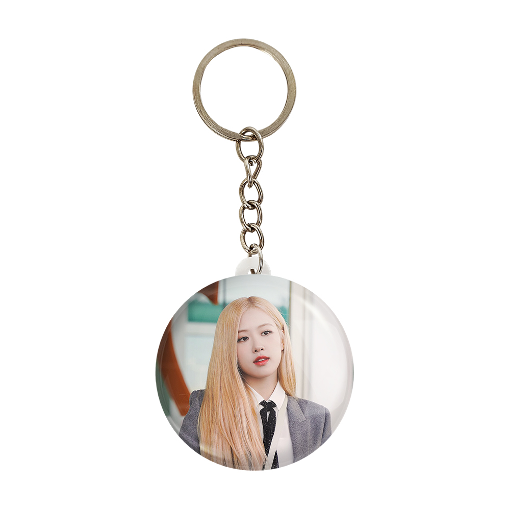 جاکلیدی خندالو مدل رزی بلک پینک کد 14424