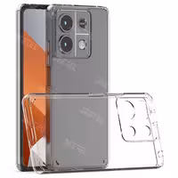 قاب شفاف Xiaomi Redmi Note 13 5G مدل ژله ای محافظ لنزدار