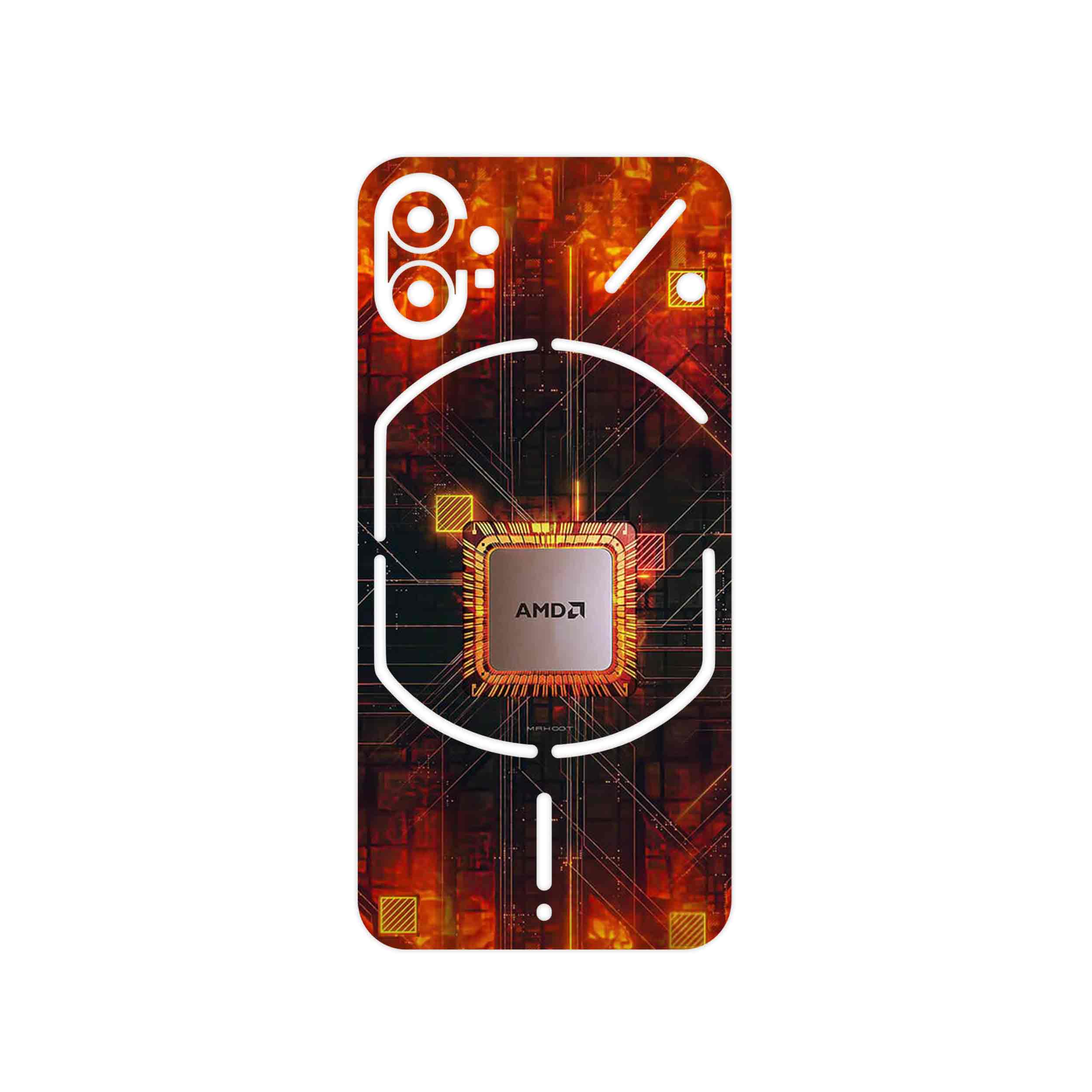 برچسب پوششی ماهوت مدل AMD مناسب برای گوشی موبایل ناتینگ Phone 1