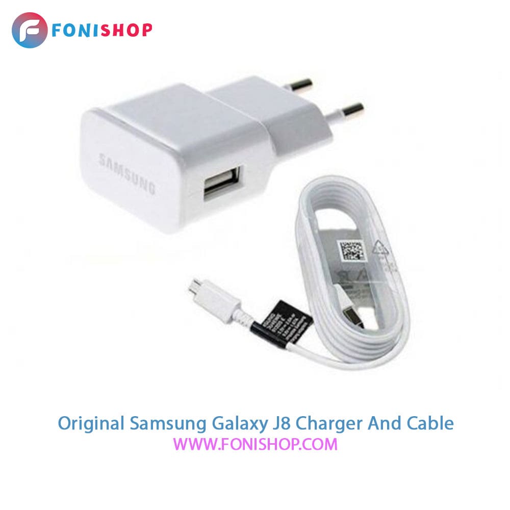 کابل و شارژر اصلی سامسونگ Samsung Galaxy J8