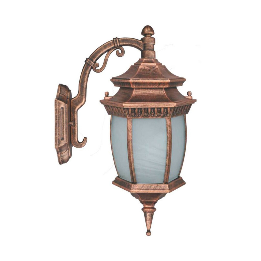 چراغ دیواری حیاطی و پارکی تکشیدفام مدل معبد رابو خمره ای کد 7901-15