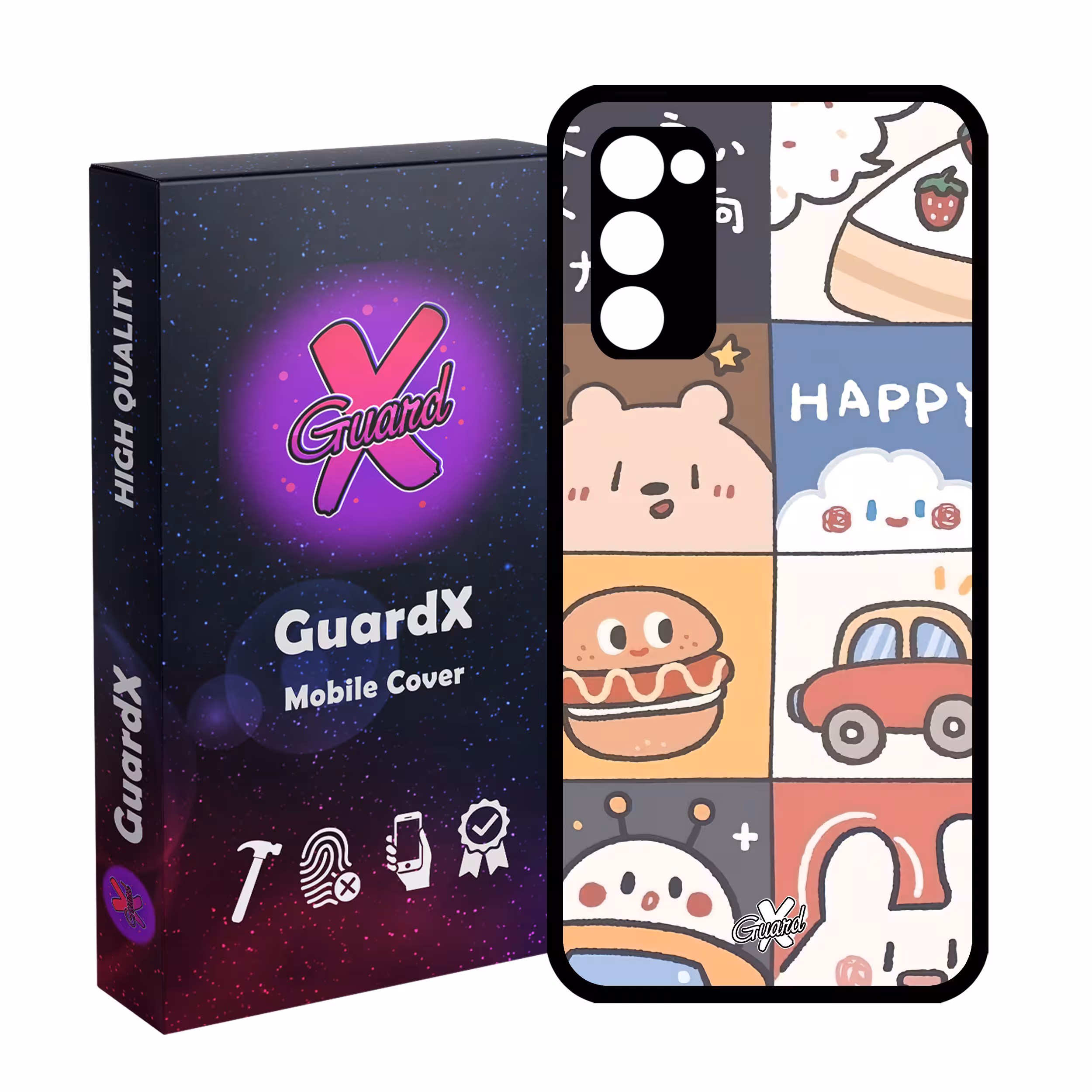 کاور گارد ایکس طرح دخترانه مدل Glass10513 مناسب برای گوشی موبایل سامسونگ Galaxy S20 FE
