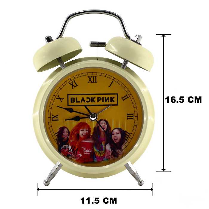 ساعت رومیزی طرح بلک پینک کد 716