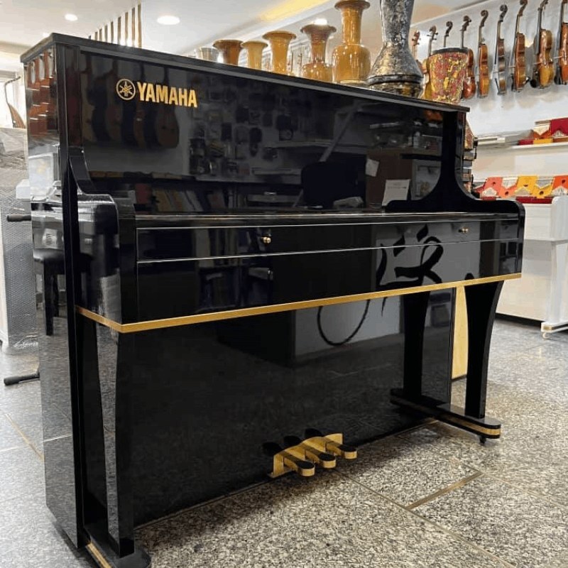 تولید و پخش کابین پیانو طرح آکوستیک (باکس پیانو ) مشکی | choobsub