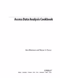 خرید و دانلود نسخه کامل کتاب Access data analysis cookbook