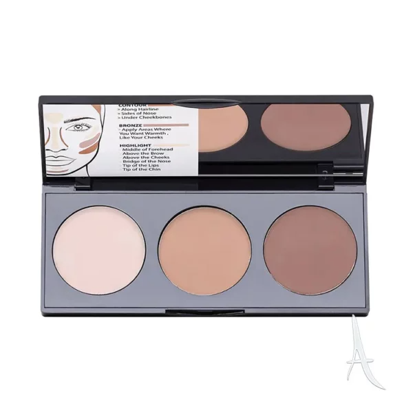 نوت پالت کانتور پرفکتینگ سه رنگ کرمی شماره 01 Perfecting Contour Cream